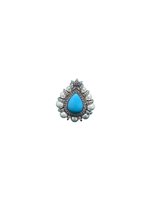 Anello Domar Donna in Lega metallica Pasta di turchese RPB130570